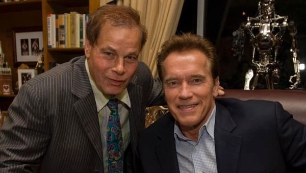 Franco Columbu and Arnold Schwarzenegger